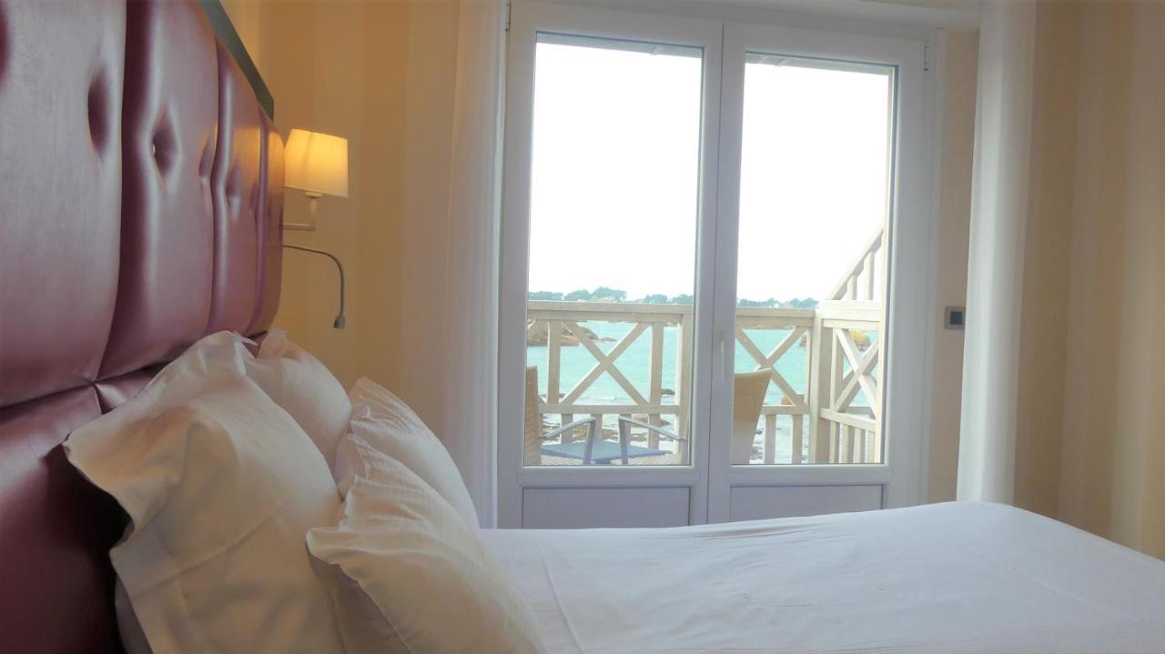 Logis Hotel Saint Guirec Et De La Plage Перос-Гирек Екстериор снимка