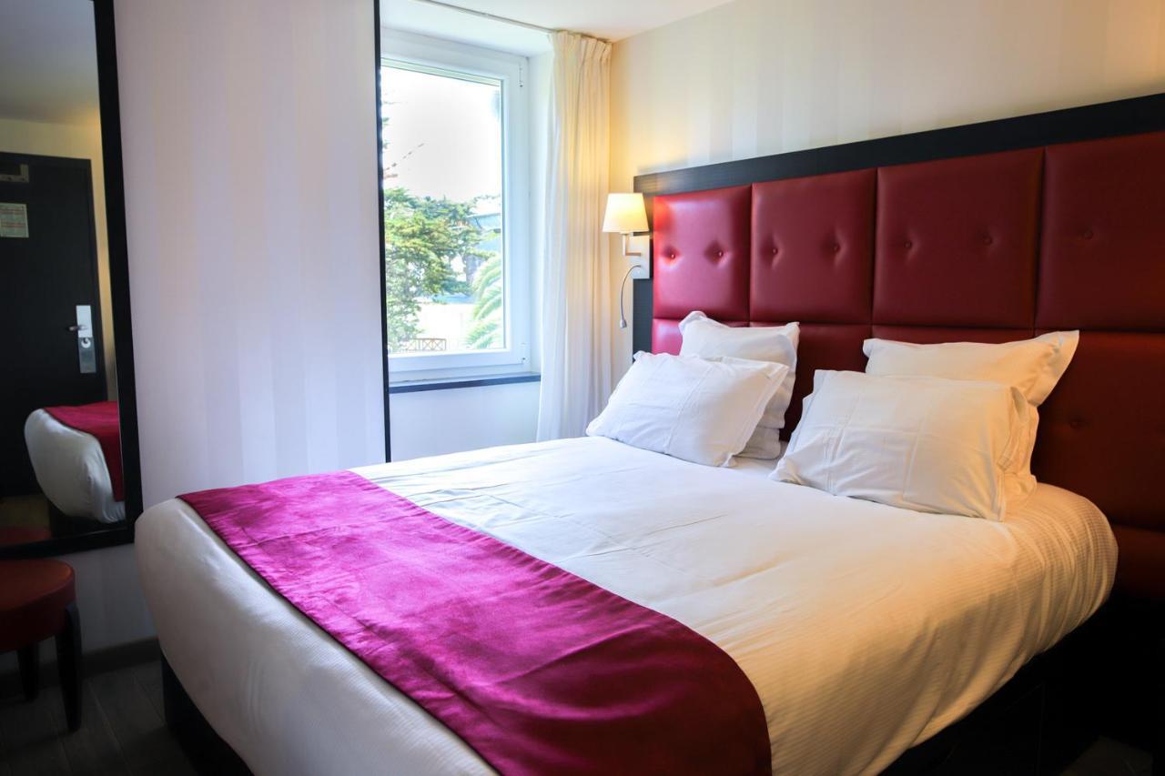 Logis Hotel Saint Guirec Et De La Plage Перос-Гирек Екстериор снимка
