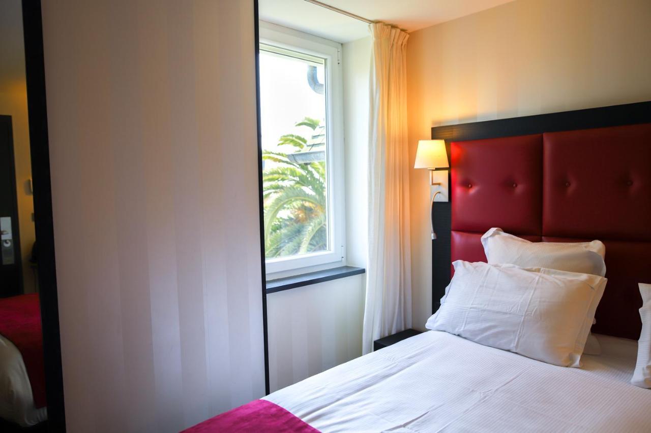Logis Hotel Saint Guirec Et De La Plage Перос-Гирек Екстериор снимка