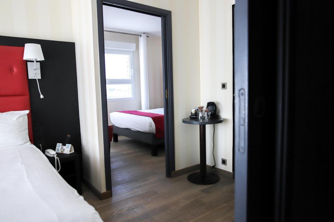 Logis Hotel Saint Guirec Et De La Plage Перос-Гирек Екстериор снимка