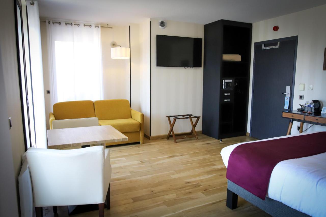 Logis Hotel Saint Guirec Et De La Plage Перос-Гирек Екстериор снимка
